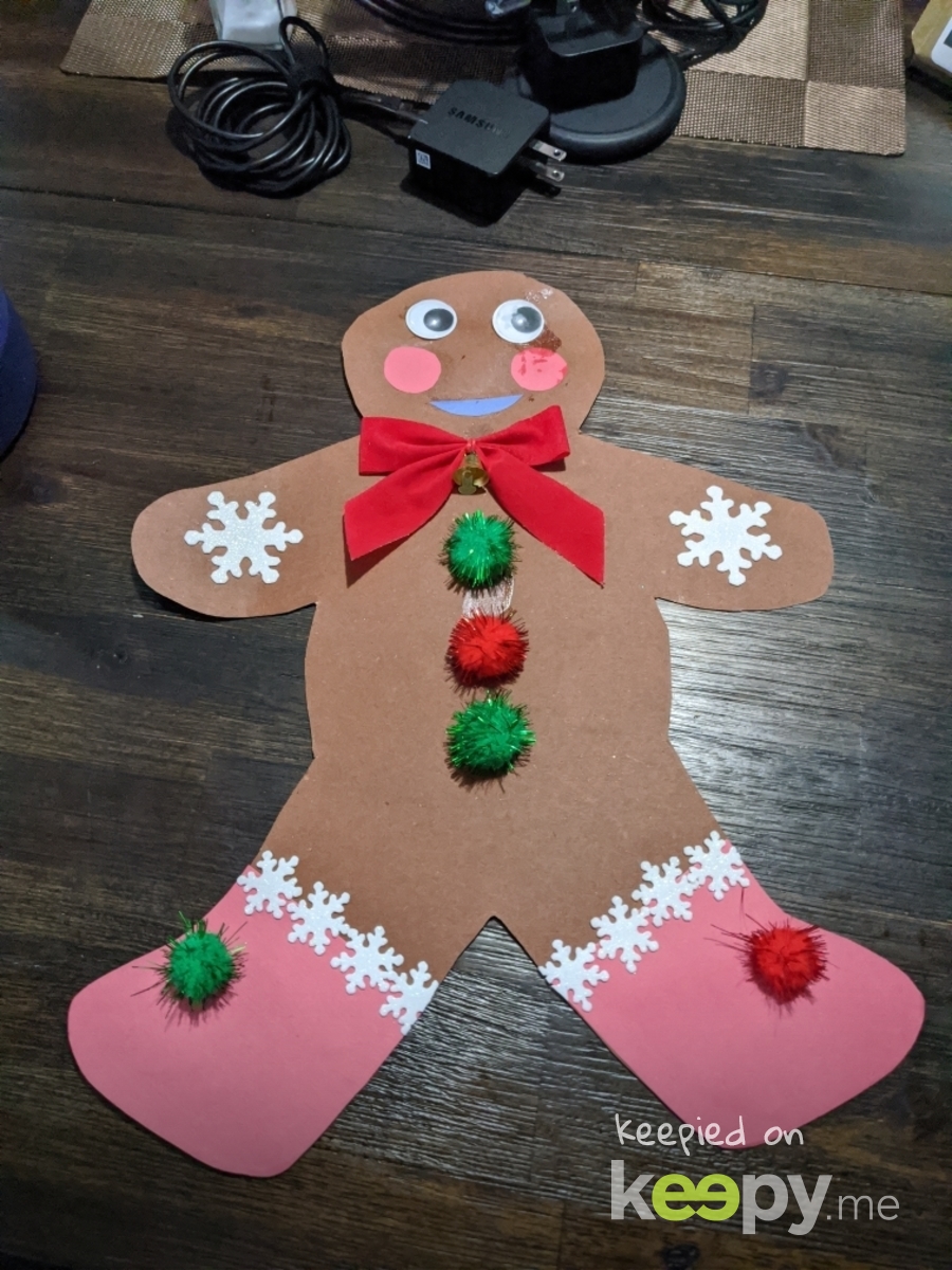 Gingerbread man project 12-2019