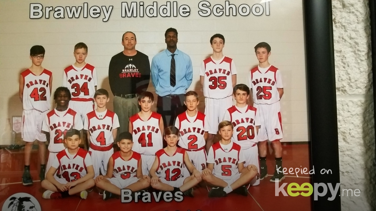 Brawley Middle School team