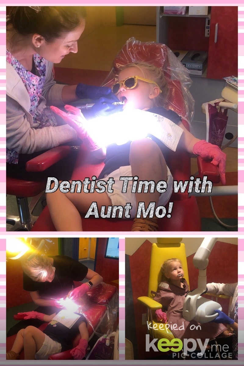 Makennas First Dentist appointment. She did great!! And she got to be seen by aunt Morghan. » Keepy.me