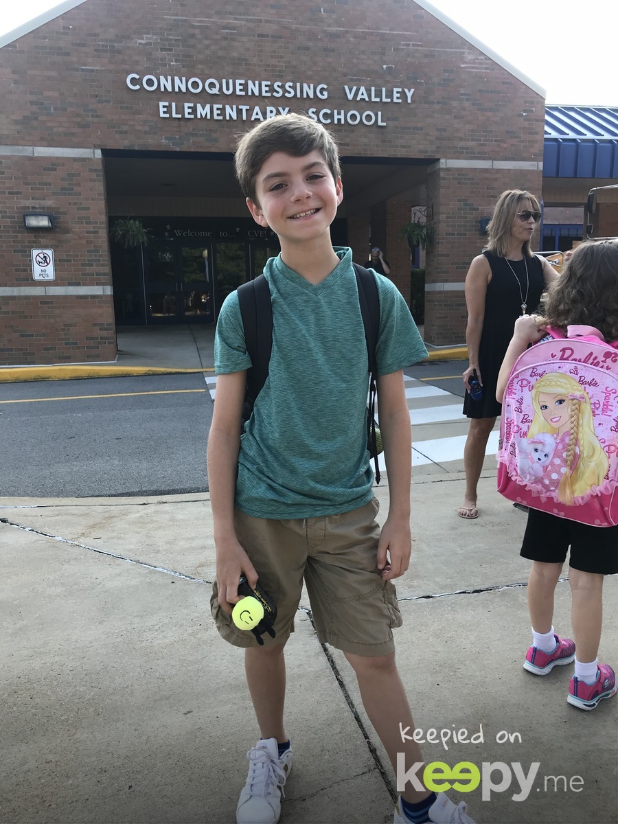 First day of 4th grade! Time has flown by...  » Keepy.me