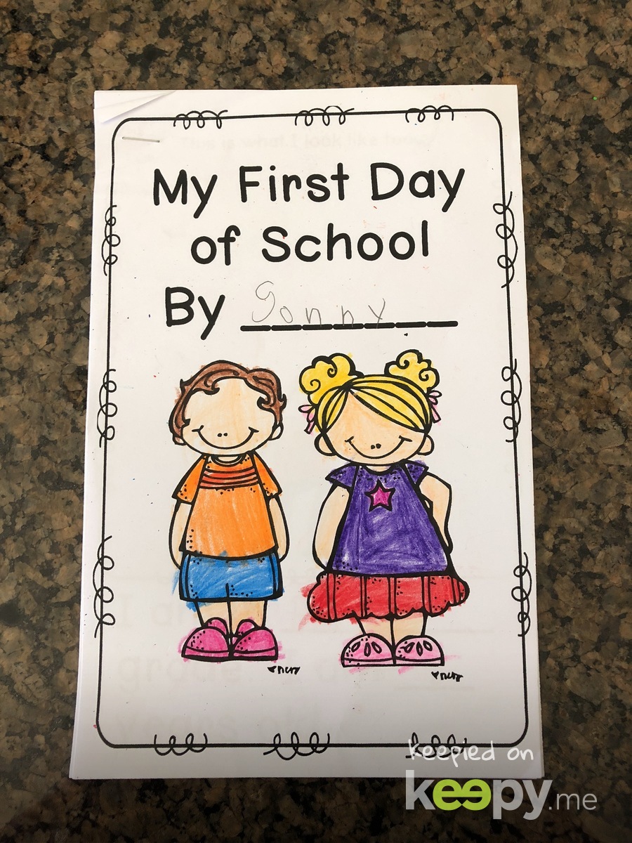 First day of 1st grade book » Keepy.me