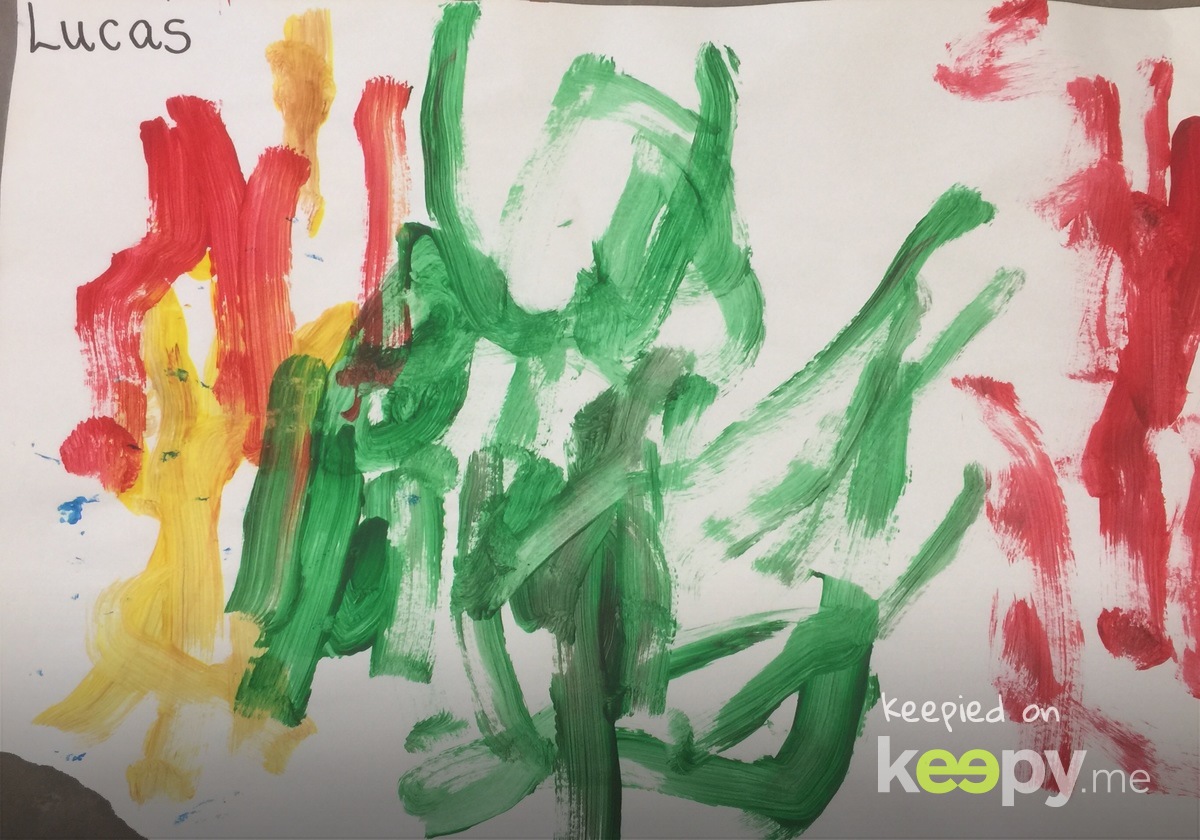 First kindy masterpiece from our outdoor adventurer » Keepy.me