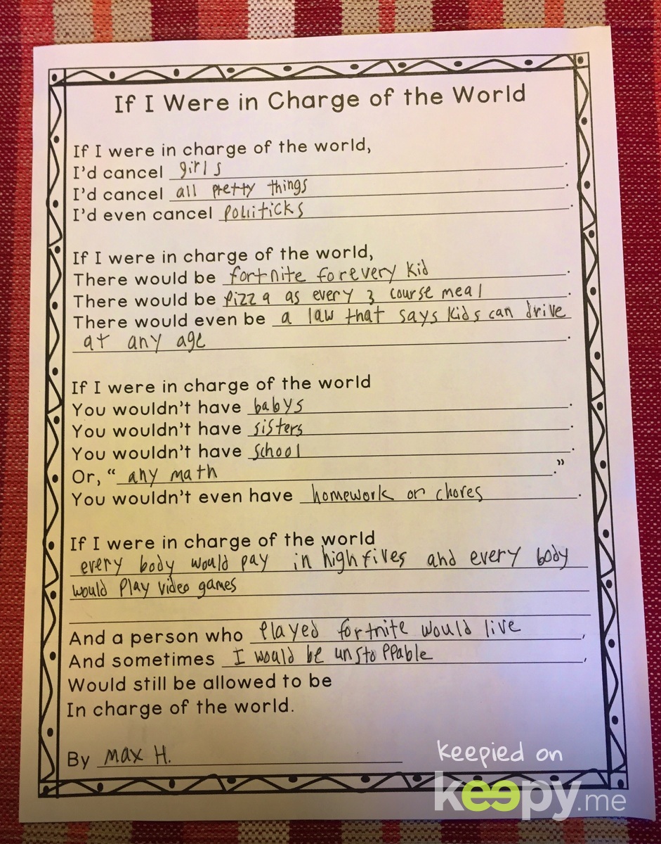 If Max was in charge...
Thankfully he won’t cancel mommy. He said I’m “beautiful not pretty”.   » Keepy.me